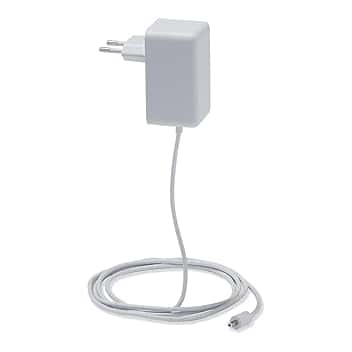 Alimentatore di corrente ufficiale Amazon, per Echo Dot ed Echo Show 5 | per Echo Dot (3ª/4ª gen.), Echo Show 5, Echo Spot e Fire TV Cube | 15 W | Bianco