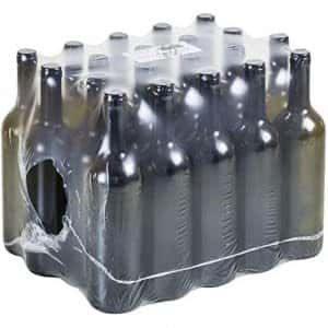 Bottiglia Vino bordolese in Vetro Duro Vuota Adatta per Tappi Sintetici Sughero alettati e gabbiette - Bottiglia in Vetro Vuota Made in Italy per Vino E Spumante - Confezione 20 PZ