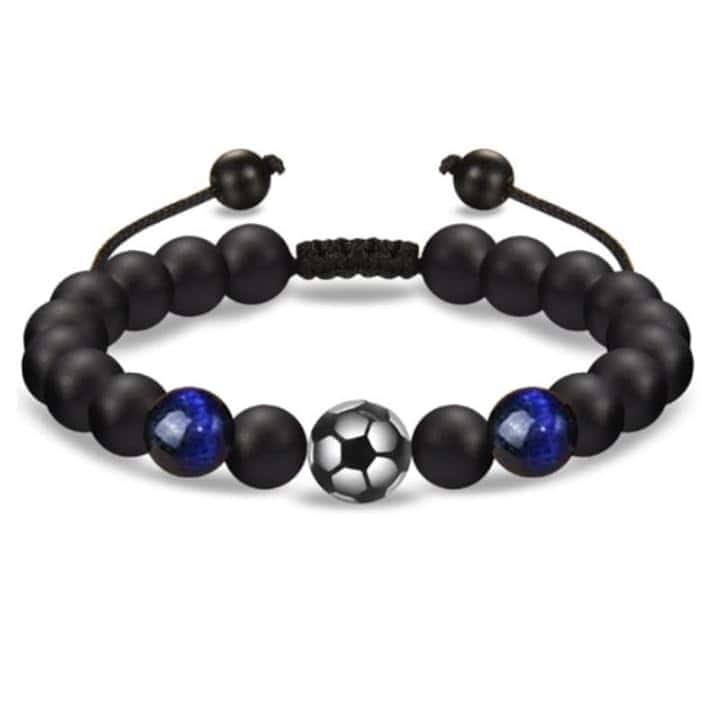 SHUOHONG Bracciale Ragazzo Calcio, Regalo Ragazzo Gadget Calcio, Braccialetti Bambini Ispiratori, Idee Regalo Ragazzo, per Amanti del Calcio Regali di Compleanno per Famiglie Amici Coppia