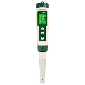 Misuratore Professionale PH per Alimenti con Sensore Ad Alta Precisione Tester Acidità Temperatura per Produzione Formaggio, Carne, Inscatolamento, Impasto, Terreno