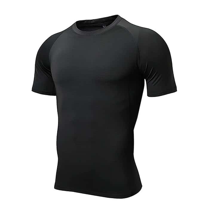Maglietta Uomo, Maglia a Manica Corta Asciugatura Rapida Fitness T-Shirt da Sport per Corsa Palestra Fitness