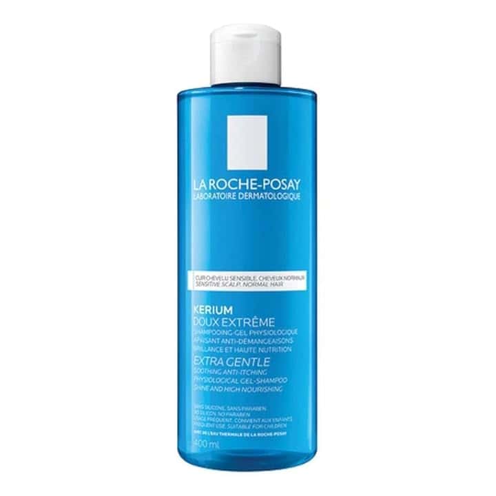 La Roche Posay Kerium, Shampoo Extra Delicato, Per Cuoio Capelluto Sensibile, Effetto Calmante e Lenitivo, Cuoio Capelluto Deterso a Fondo, Con Polisorbato e Acqua Termale, 400 ml