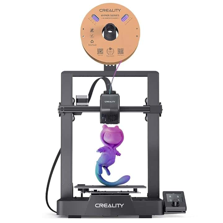 Stampante 3D Creality Ender 3 V3 SE, 250 mm/s di velocità di stampa 3D con livellamento automatico CR Touch, estrusore diretto Sprite a doppio asse Z e asse Y, stampa 8.66 * 8.66 * 9.84in