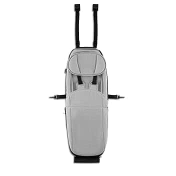 hauck Baby Lounger 2, Grey - Seggiolino per Rimorchio Bici Dryk Duo, Dryk Duo Plus e Bike N Walk Duo per Bambini da 1-10 Mesi/Max. 75 cm e 10 kg, con Cintura 5 Punti, Poggiatesta e Coprigambe