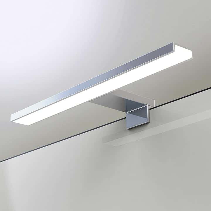 30cm luce specchio bagno led 7W 490 lumen 230 volt Led 4000K alluminio pieno 3in1 per specchio da bagno impermeabile IP44