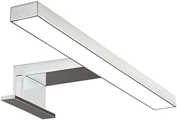 Solupa lampada da specchio LED per bagno FORTUNA – 30CM, 4,8W, 300LM, 220V, 6000K, ABS, IP44 Classe II, non dimmerabile, Installazione specchio e telaio, luce fredda, 300 mm