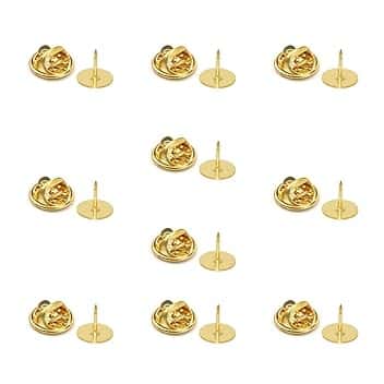 CCLKHY Spilla a farfalla, chiusura a farfalla in metallo, fermacravatta a farfalla, ricambio con ago a spina di cavallo, ago per spine di cavallo per lavori artigianali