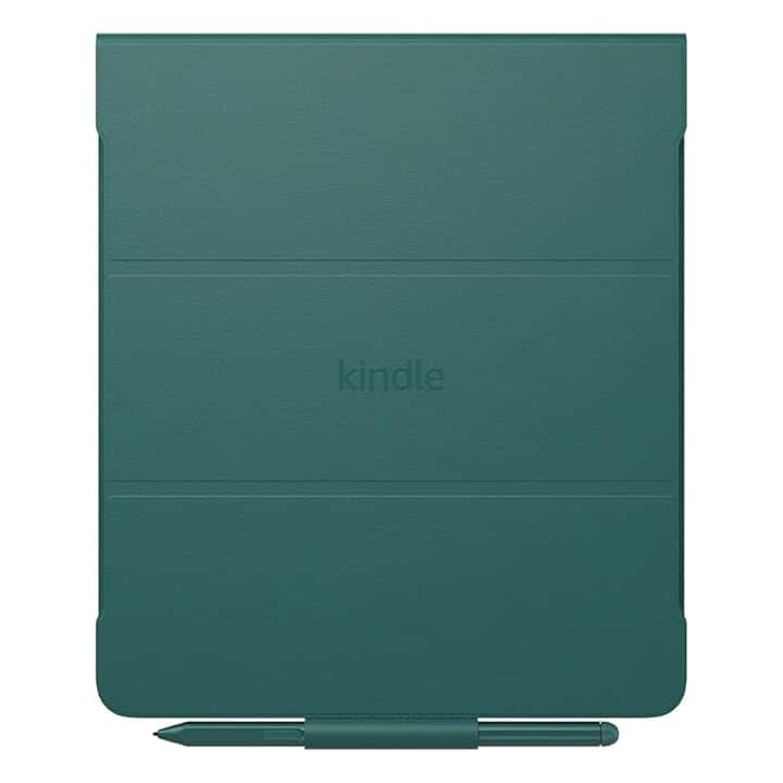 Custodia per Amazon Kindle Scribe, con apertura a libro e aggancio magnetico, in pelle, elegante custodia protettiva | Materiali di origine vegetale
