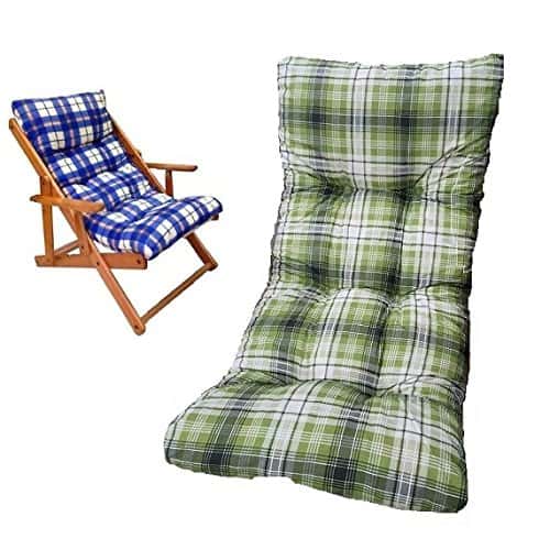 Ricambio Cuscino Poltrona Relax Sedia Sdraio Harmony in Legno Colore Verde