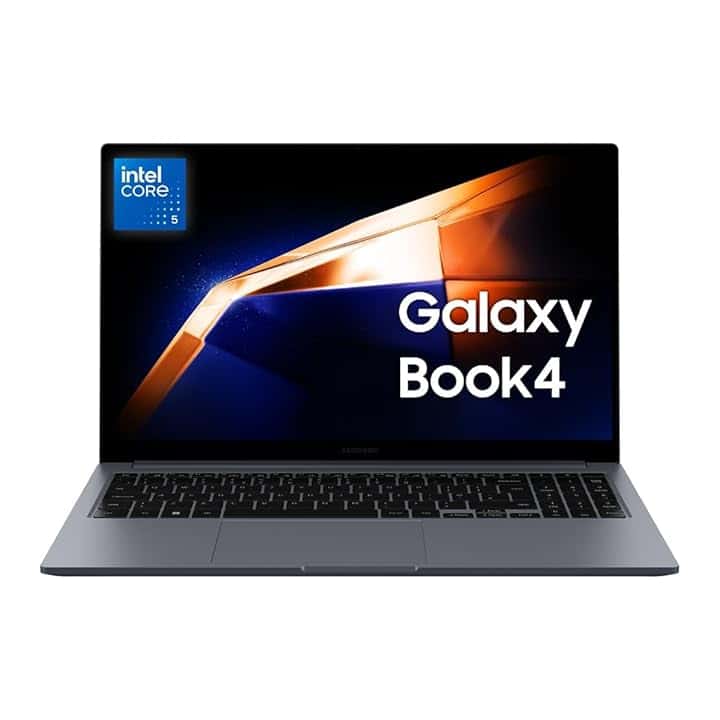 Samsung Galaxy Book4, 3 anni di garanzia, Processore Intel Core 5, 16GB RAM, 512GB, Laptop 15.6" LED IPS Full HD, Windows 11 Home, Gray [Versione Italiana]