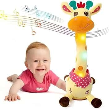Giraffa Interattiva Giradance | Peluche Musicale con Luci & Danza – Giocattolo Educativo Divertente per Bambini, con Suoni, Movimento e Colori | GIRADANCE