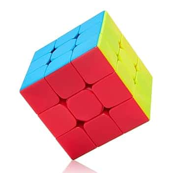 ROXENDA Speed Cube, Stickerless Cube - Solido Durevole & Tornitura Regolare, Il Miglior Cubo Magico di Puzzle 3D - Gira più Velocemente Dell'originale(3x3x3)