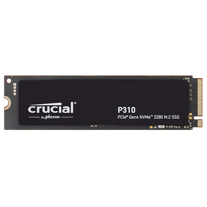 Crucial P310 SSD 1TB PCIe Gen4 NVMe M.2 2280, fino a 7.100 MB/s, Compatibile con Notebook, PC Desktop & Dispositivi Portatili da Gaming, Hard Disk Interno - CT1000P310SSD801