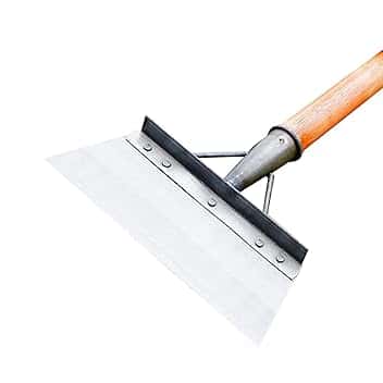 Pala da Giardino Multifunzionale, per eliminare Il Ghiaccio e spalare la Neve, in Acciaio Inox, per Erbacce e Muschio, Pala per la Pulizia del Giardino, diserbo, Piante, agricola (30cm)