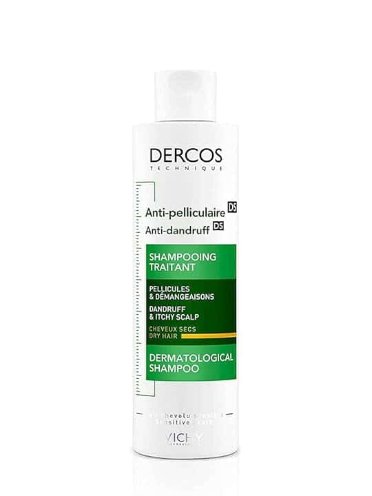 Vichy Dercos, Shampoo Anti-Forfora DS, Per Capelli Secchi, Azione Riequilibrante, Effetto Anti-Ricomparsa, Arricchito con Disolfuro di Selenio e Acido Salicilico, 200 ml (Packaging may vary)