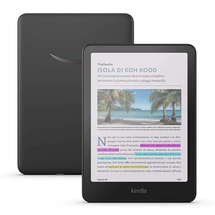 Amazon Kindle Colorsoft (Ultimo modello) - Con schermo a colori e tonalità della luce regolabile - 16 GB Recycled Content Certification for Electrical and Electronic Equipment