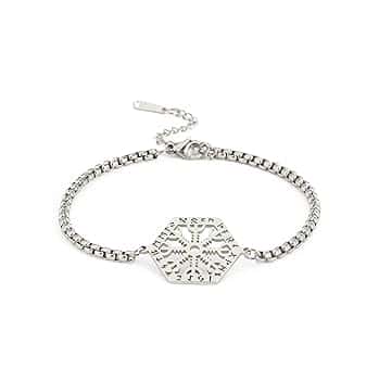 SIPURIS Braccialetto vichingo Norse Vegvisir per uomo nordico vichingo runico bussola larga in pelle bracciale per adolescenti ragazze e donne Wicca amuleto pagano gioielli unisex
