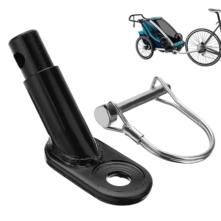 Frizione Rimorchio Bicicletta,Frizione Croozer,Gancio di traino per bicicletta,Frizione per bicicletta per rimorchio,Accoppiamento universale per bicicletta per bambini rimorchio passeggino rimorchio