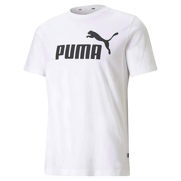 PUMA Essentials Logo T-Shirt (Available in Big & Tall) T-Shirt Uomo (Pacco da 1)