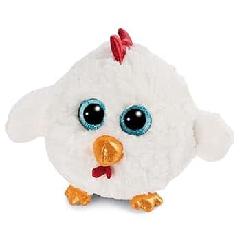 NICI Glubschis: L'Originale – Gallina Glubschis Henlou 15cm – Pupazzo Imbottito con Grandi Occhi Luccicanti – Soffici Animali di pezza per Gli Amanti dei Peluche