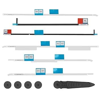 Strisce adesive di ricambio per schermo LCD, kit di riparazione professionale compatibile con Apple iMac 21,5" A1418 Retina 2017 2019 2020 (con strumento di apertura)