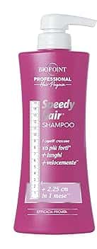 Biopoint Speedy Hair - Shampoo, Deterge Delicatamente E Protegge La Fibra Capillare, Azione Stimolante Per Una Crescita Più Rapida Dei Capelli, 400 Ml