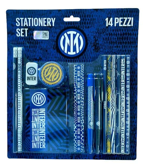 EURO PUBLISHING Inter Set Cancelleria - Prodotto Ufficiale - (Composto da 14 Pezzi)