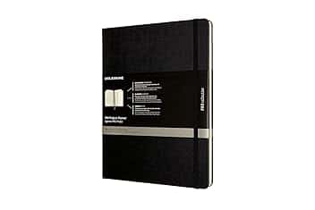 Moleskine Pro Project Planner, Agenda Professionale e Taccuino per Obiettivi, Agenda Produttività per Progetti, Copertina Rigida, Formato Extra Large 19x 25 cm, Colore Nero, 288 Pagine The Forest Stewardship Council