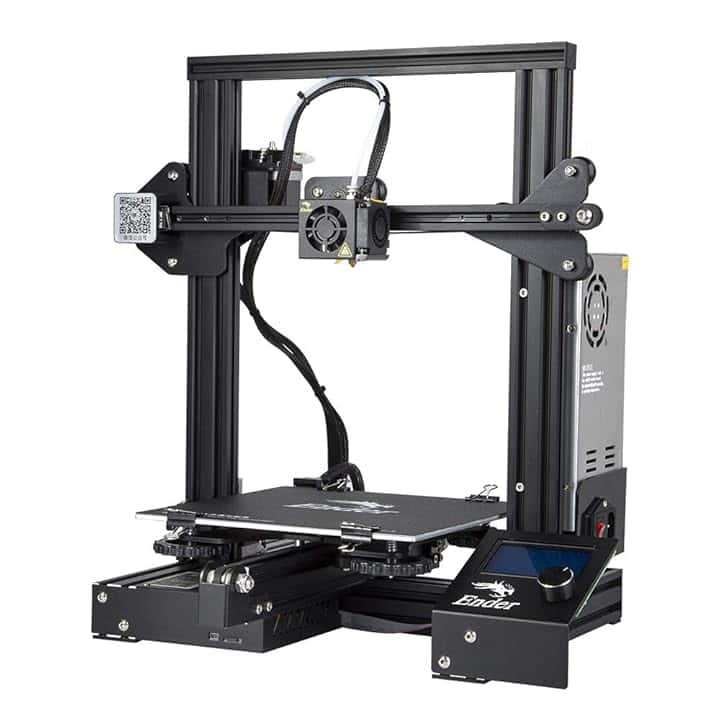 Creality Ender 3 3D-Drucker, mit Druckwiederherstellung, mit Plattformplatte, Dimensioni di Stampa 220x220x250mm, per Studenti, Designer e Appassionati di 3D Printing