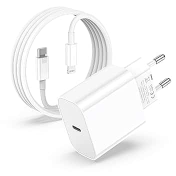 Caricatore for iPhone 14/14 Pro/14 Pro Max/14 Plus/13/12/11/XS/XR/X/SE,USB C Rapido Caricabatterie with 2M Cavo Spina Adattatore per Apple iPhone 13 Pro Max/12 Mini/11 Pro/iPad