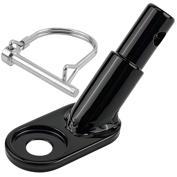 Frizione Rimorchio per bicicletta, 1 pezzo con perno di sicurezza in acciaio legato, gancio di traino per bicicletta, adattatore per rimorchio per bambini, rimorchio per cani, compatibile con e-bike