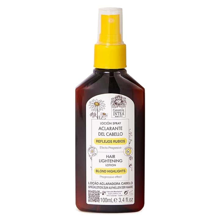 Camomilla Intea premium - Spray schiarente per capelli biondi - Senza alcool - Estratto di camomilla bio - 100 ML