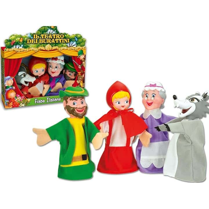 VD - Marionette TEATRINO Fiabe Italiane 4 PZ