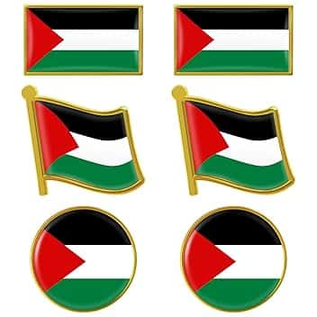 Hpbaggy Bandiera Palestina Badge,Palestine Nazionale Pin,spilla palestina,perni di bandiera palestinese,Pennello Palestinese Distintivo per spillo,Pennellata Della Bandiera Della Palestina