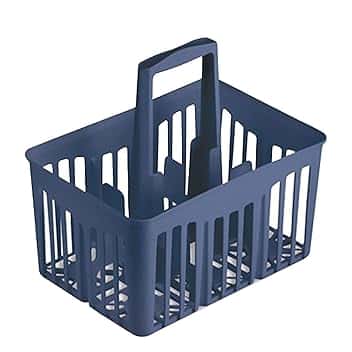 STEFANPLAST Cestello Portabottiglie, 6 Posizioni, Riciclabile, 30x21xh. 28 Cm Blu