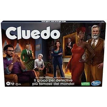Hasbro Gaming Cluedo, Gioco da Tavolo Rivisitato, Per Bambini e Bambine da 8 Anni in Su, Mistero e Divertimetno per Famiglia e Amici, da 2 a 6 Giocatori