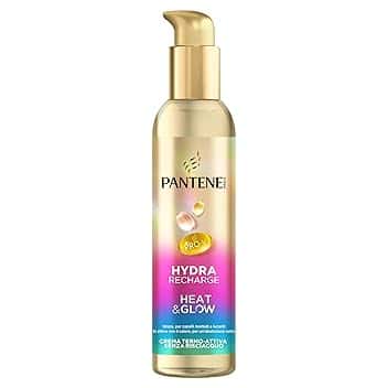 Pantene Pro-V Hydra Recharge Crema Senza Risciacquo Heat & Glow 135ml. Protegge da Umidità, Crespo e Calore. Formula Pro-V che Si Attiva con il Calore. Idratazione e Lucentezza Senza Appesantire