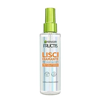Garnier Fructis Spray Lisciante, Per Capelli Indisciplinati, Capelli Luminosi e Lisci, Protezione Dall'Umidità e Dal Calore, Senza Effetto Crespo, Fructis Diamond Sleek, 150 ml