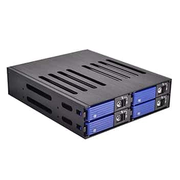 Fantec MR-SA1041 Rack per 4 Sata o Sas per Vano da 5,25