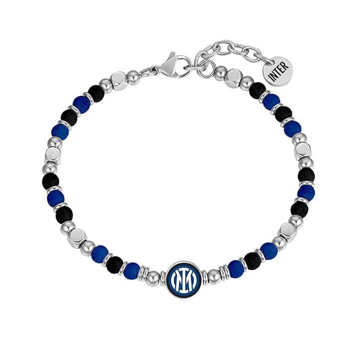 Clondo Bracciale Uomo Donna Inter in Acciaio – Collezione Ufficiale Calcio – Accessorio Elegante e Sportivo con Logo – Idea Regalo per Tifosi – Vari Modelli Disponibili