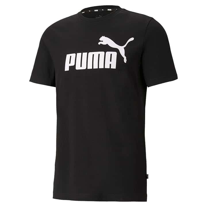PUMA Essentials Logo T-Shirt (Available in Big & Tall) T-Shirt Uomo (Pacco da 1)