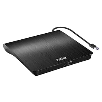 Masterizzatore DVD CD Externo Unità DVD Esterna USB 3.0 DVD-R CD-RW Lettore CD DVD Esterno Portatile Ultra Slim External Disc per Laptop, Desktop, PC, Macbook Air/Pro con Mac/OS/Windows11/10/8/XP