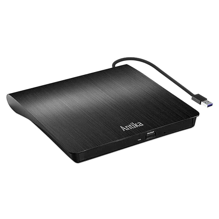 Masterizzatore DVD CD Externo Unità DVD Esterna USB 3.0 DVD-R CD-RW Lettore CD DVD Esterno Portatile Ultra Slim External Disc per Laptop, Desktop, PC, Macbook Air/Pro con Mac/OS/Windows11/10/8/XP