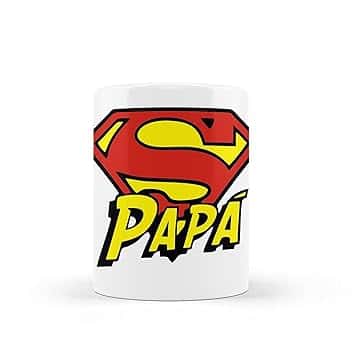 Tazza ** Super Papà. ** Idea regalo per la festa del papà, ** Ottima qualità**