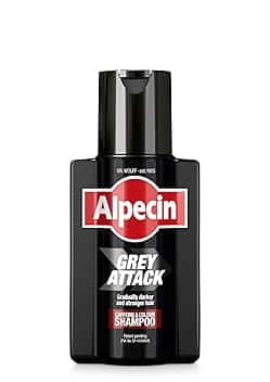Alpecin Grey Attack Shampoo Colorante Uomo 1x200ml | Colore Capelli Grigi Naturale | Rinforzante Capelli Uomo | Shampoo per Uomini Contro la Caduta Ereditaria