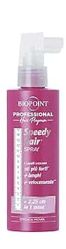 Biopoint Speedy Hair - Siero Capelli Spray, Dona Forza e Vitalità alla Chioma, Azione Stimolante per una Crescita più Rapida dei Capelli, 250 ml