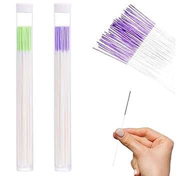 JEYORZY 120 Pezzi Orecchi Cleaner Floss Aftercare per Piercing Orecchini Hole Cleaner Piercing Strumento di Pulizia Buchi Orecchie, per Rimozione di Odori per Cura del Piercing Orecchio