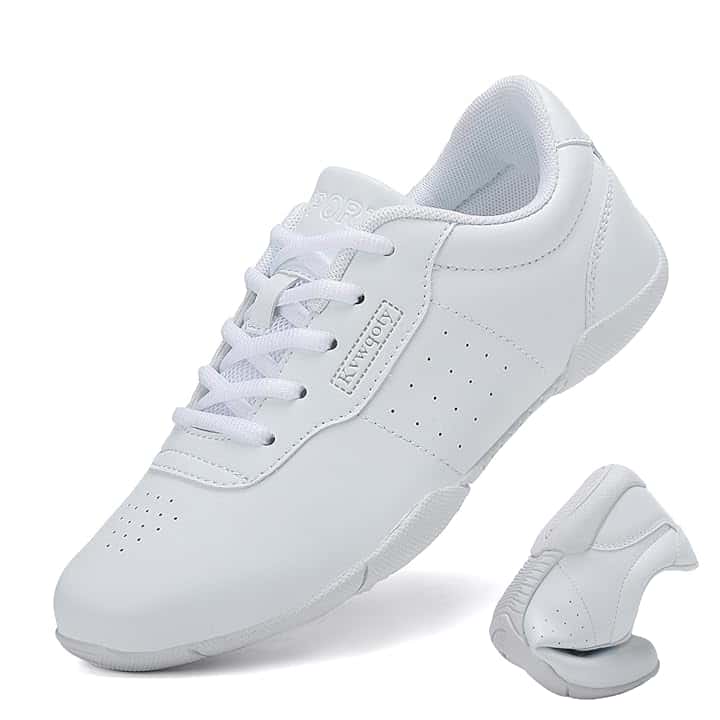 Scarpe da Cheerleading Cheerleader Donna Scarpe Allenamento Cheer Sneakers Ginnastica Bianche Bambino Jazz Yoga per Ragazze da Ballo Shoes