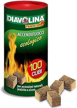 Diavolina Accendifuoco Ecologico Pz.100