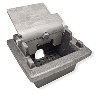 Nordica Extraflame 003278231 - Crogiolo per caminetto a pellet rotondo, acciaio legato, compatibile con pellet